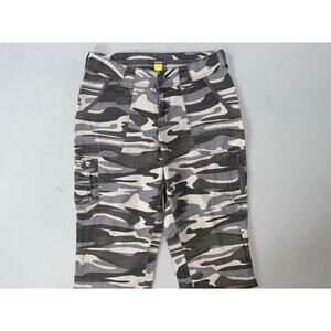 Cabela's Casual Lightweight Canvas Cargo Hiking Pants. Camo, Women's Size 4. GUC